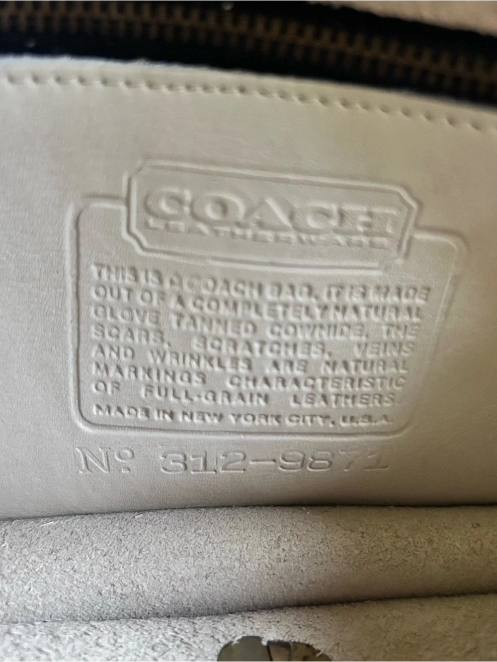 Vintage Coach Crossbody